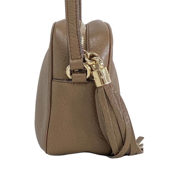 38017446 2 Gucci Soho Shoulder Bag Tassel Leather Brown