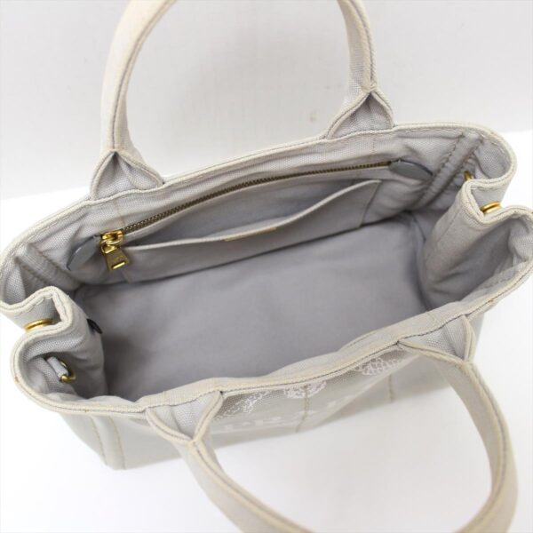 38017619 7 Prada Canapa Tote Bag Leather Nube Light Gray