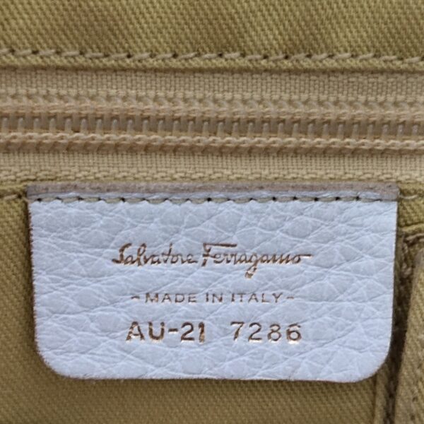 38018176 8 Salvatore Ferragamo Tote Bag Leather White