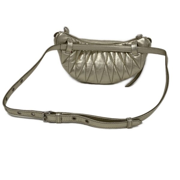 38019184 3 Miu Miu Matelasse Waist Pouch Leather