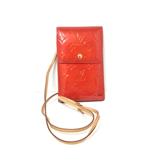 38020527 1 Louis Vuitton Walker Wallet Shoulder Wallet Leather Rouge