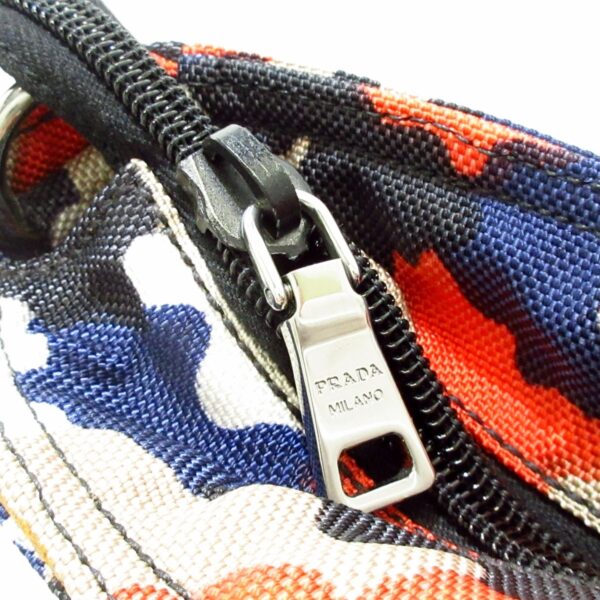 38020741 10 Prada Handbag Blue Orange Multi