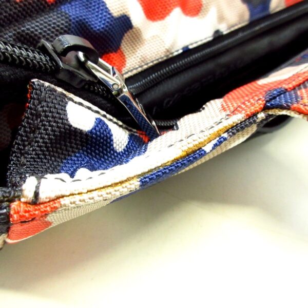 38020741 12 Prada Handbag Blue Orange Multi