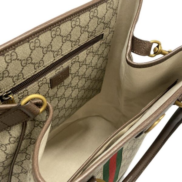 38021303 10 Gucci Ophidia Tote Bag Leather Beige Brown Multi