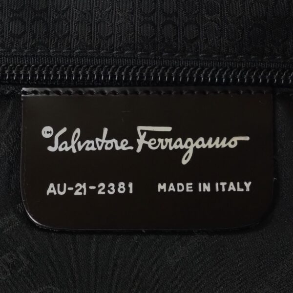 38022714 8 Salvatore Ferragamo Gancini Shoulder Bag Leather Black