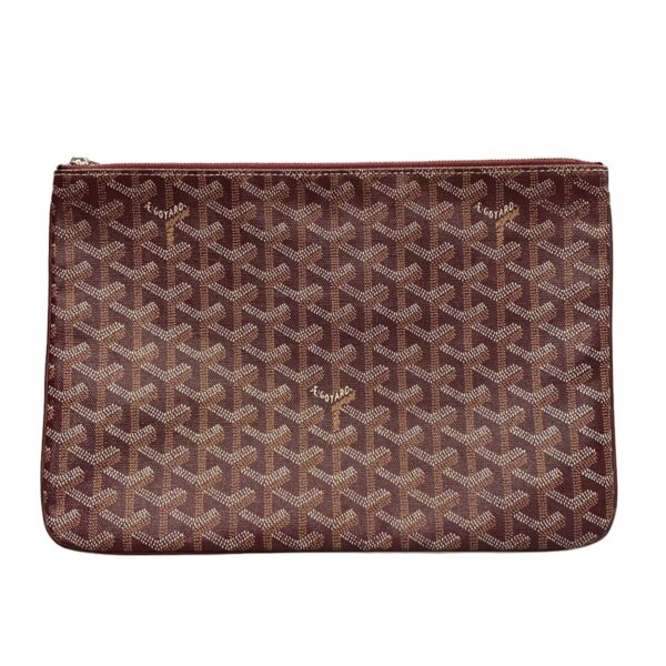 38022846 1 Goyard Sena MM Clutch Bag Bordeaux Leather