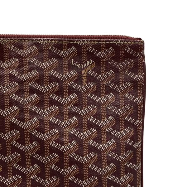 38022846 15 Goyard Sena MM Clutch Bag Bordeaux Leather