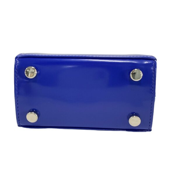 38023171 5 Salvatore Ferragamo Gancini Top Handle Mini Bag Leather Blue