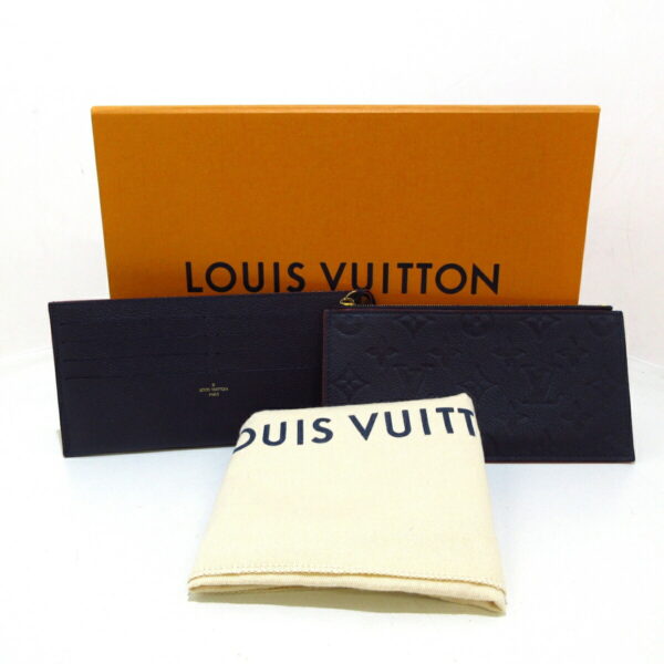 38023187 11 Louis Vuitton Pochette Felice Chain Wallet Leather Marine Rouge