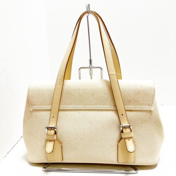 38023227 3 Burberry Handbag Leather Ivory Beige