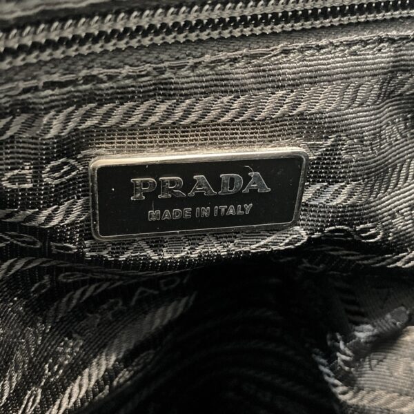 38023404 8 Prada Shoulder Bag Leather Black