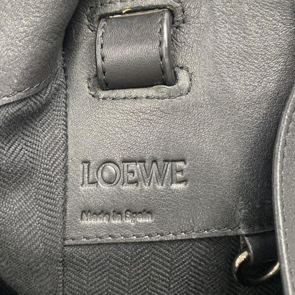 38029254 12 Loewe Hammock Small Handbag Leather Black