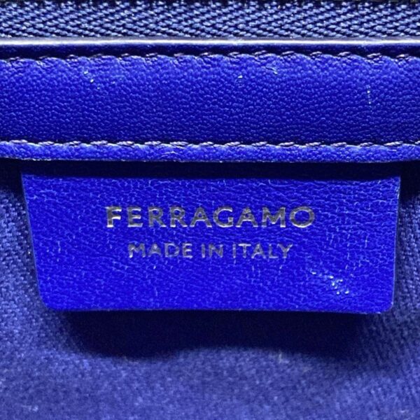 38034193 12 Salvatore Ferragamo Small Beachwear Tote Bag Grosgrain Blue