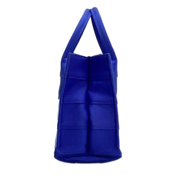 38034193 2 Salvatore Ferragamo Small Beachwear Gloss Tote Bag Grosgrain Panel Lapis Blue