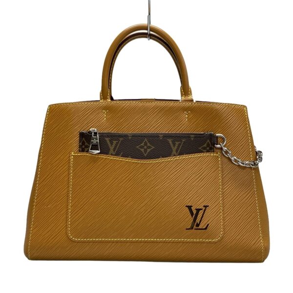 38036769 1 Louis Vuitton Marelle Tote MM Tote Bag Leather Miel