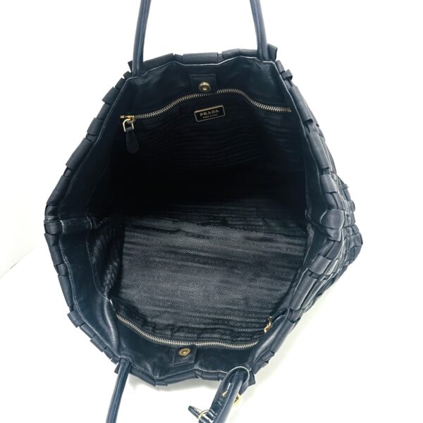 38038205 7 Prada Handbag Leather Black