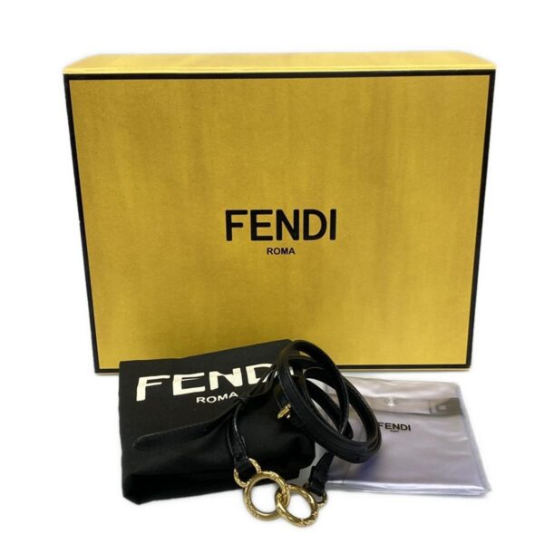 38038518 11 Fendi Peekaboo Iconic Small Handbag Leather Black