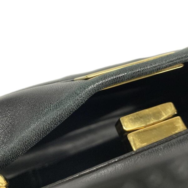 38038518 18 Fendi Peekaboo Iconic Small Handbag Leather Black