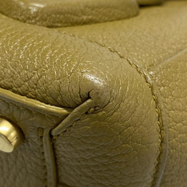 38038700 9 Bottega Veneta Mini The Arco Handbag Leather Khaki