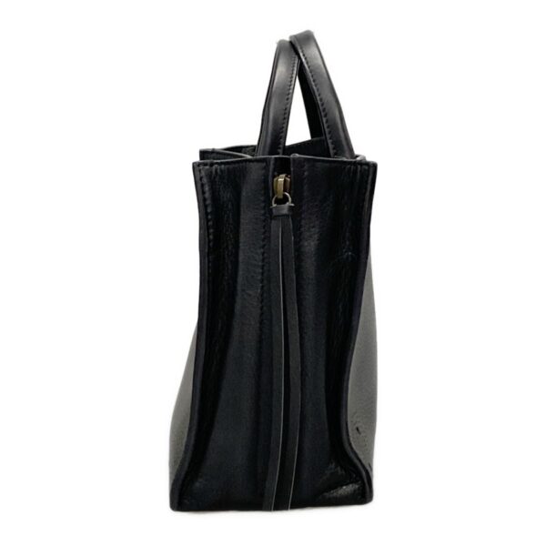 38039112 2 Balenciaga Paper The Blackout Tote Bag Leather Black