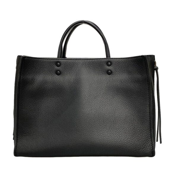 38039112 3 Balenciaga Paper The Blackout Tote Bag Leather Black