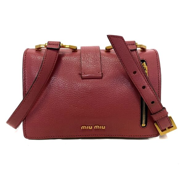 38040655 3 Miu Miu Shoulder Bag Pink Leather