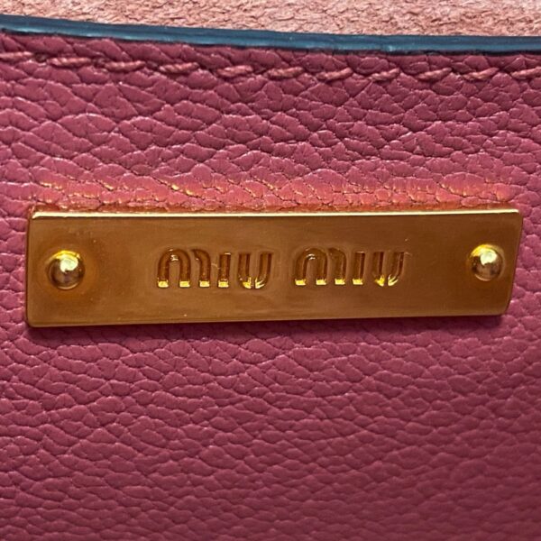 38040655 8 Miu Miu Shoulder Bag Pink Leather