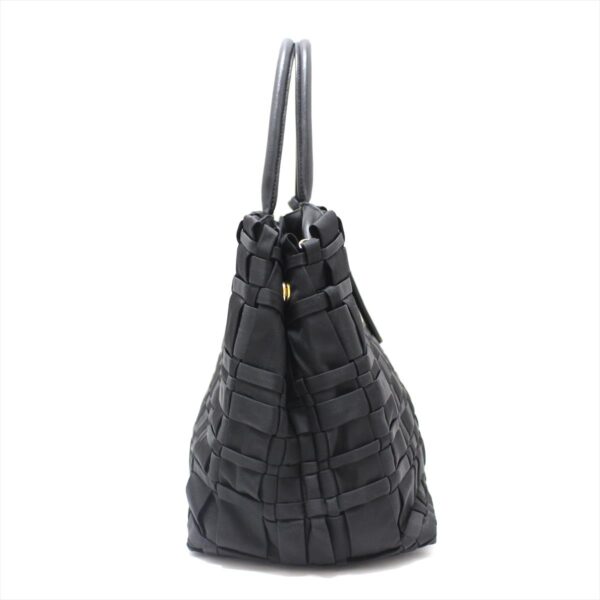 38041827 2 Prada Handbag Braided Black