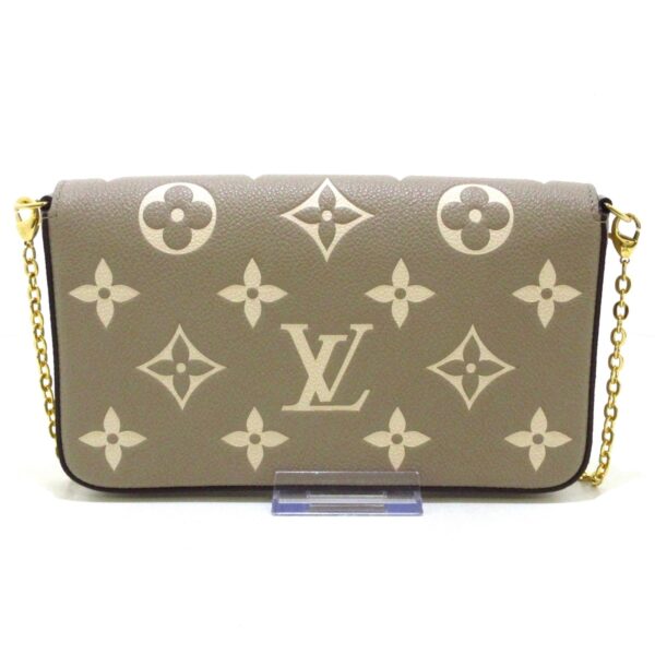 38042410 2 Louis Vuitton Pochette Felicie Wallet Leather Tourtrail Creme