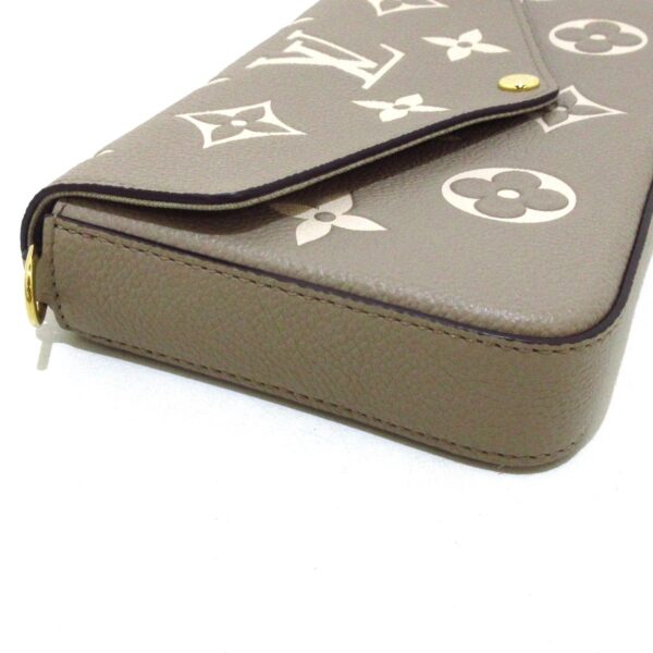 38042410 5 Louis Vuitton Pochette Felicie Wallet Leather Tourtrail Creme