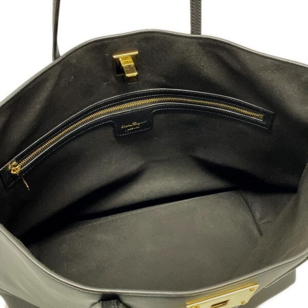 38048852 10 Salvatore Ferragamo Studio Tote Bag Leather Black