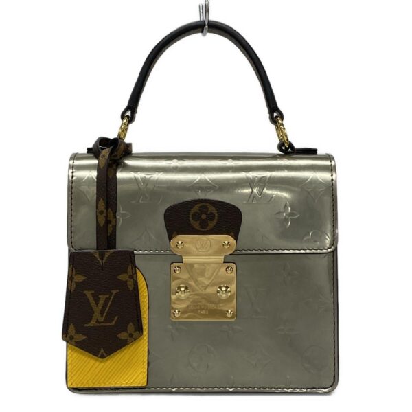 38051380 1 Louis Vuitton Spring Street PM Handbag Leather Jaune Multi