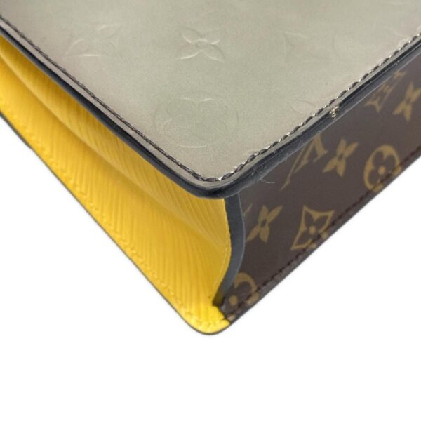 38051380 9 Louis Vuitton Spring Street PM Handbag Leather Jaune Multi