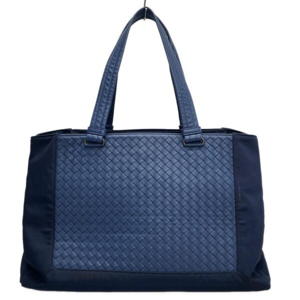 38051476 1 Bottega Veneta Intrecciato Tote Bag Leather Dark Navy Navy