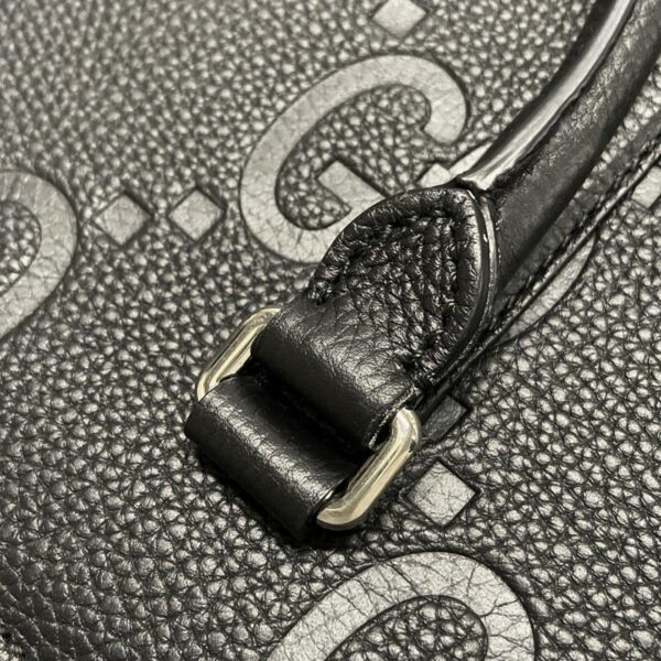 38054727 16 Gucci Jumbo GG Medium Tote Bag Leather Black