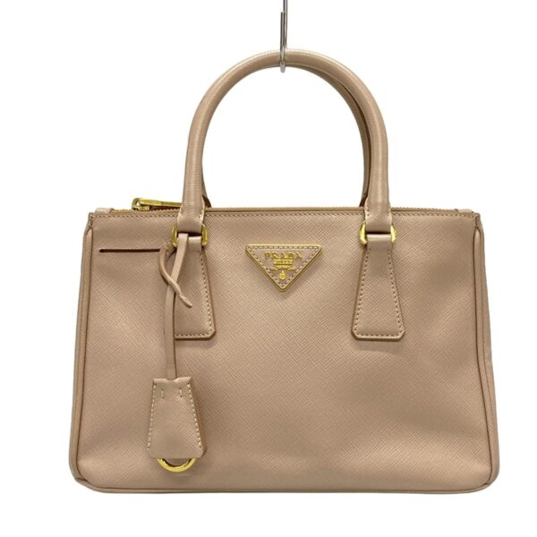 38055154 1 Prada Galleria Mini Bag Tote Bag Leather Beige