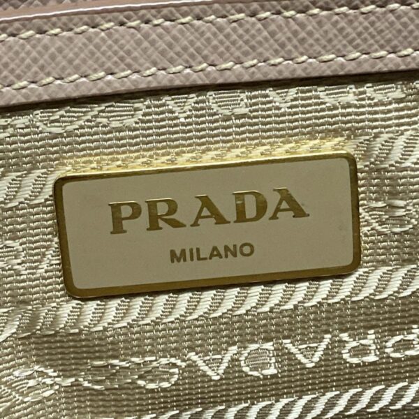 38055154 12 Prada Galleria Mini Bag Tote Bag Leather Beige