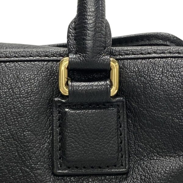 38056106 15 Loewe Amazona 36 Handbag Leather Black