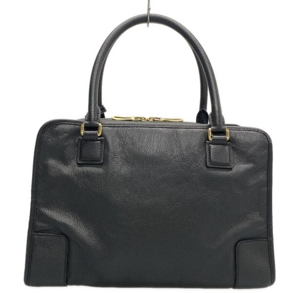 38056106 3 Loewe Amazona 36 Handbag Leather Black