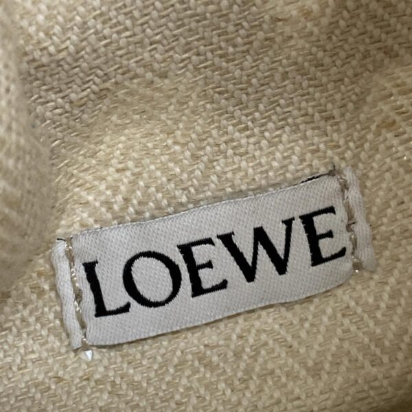 38056834 12 Loewe Anagram Cutout Pocket Shoulder Bag Black Ivory