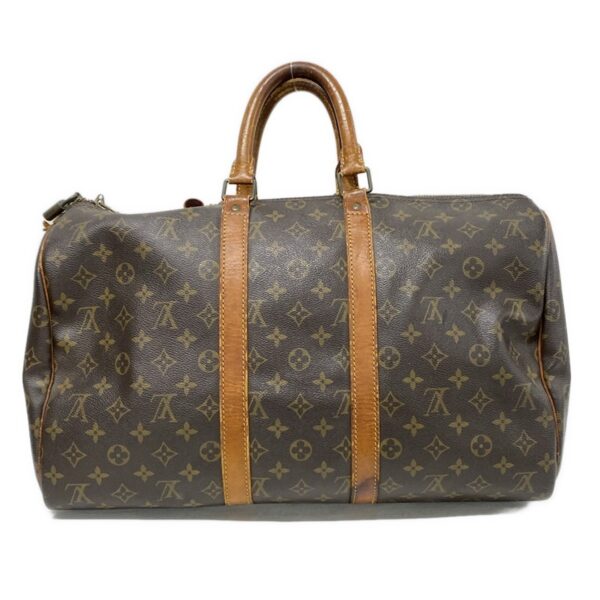 38057974 3 Louis Vuitton Keepall 45 Handbag Monogram Canvas