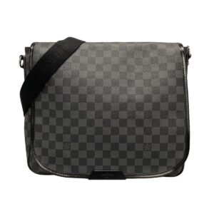 38060888 1 Louis Vuitton District PM Shoulder Bag Damier Infini Black