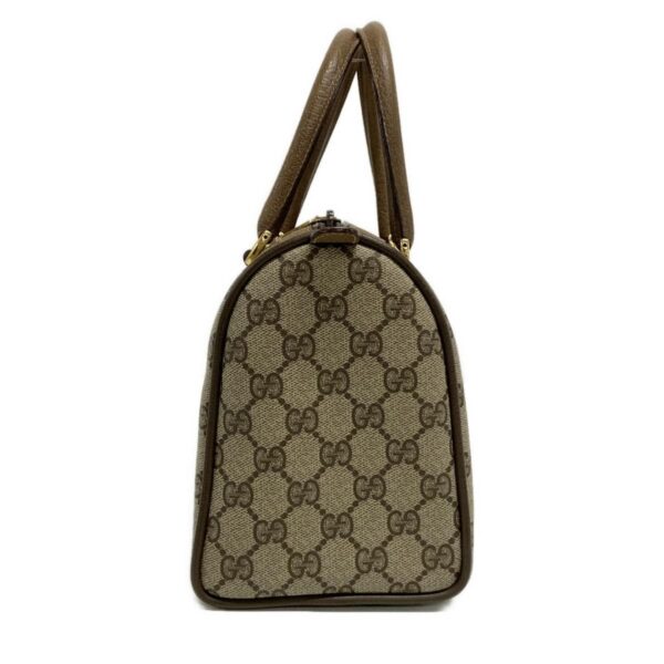 38060896 2 Gucci Gucci GG Supreme Sherry Web Leather Beige Brown Multi