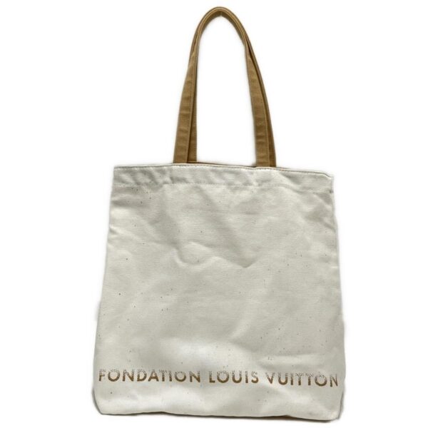 38070039 3 Louis Vuitton Tote Bag Fondation Museum Ivory Light Brown