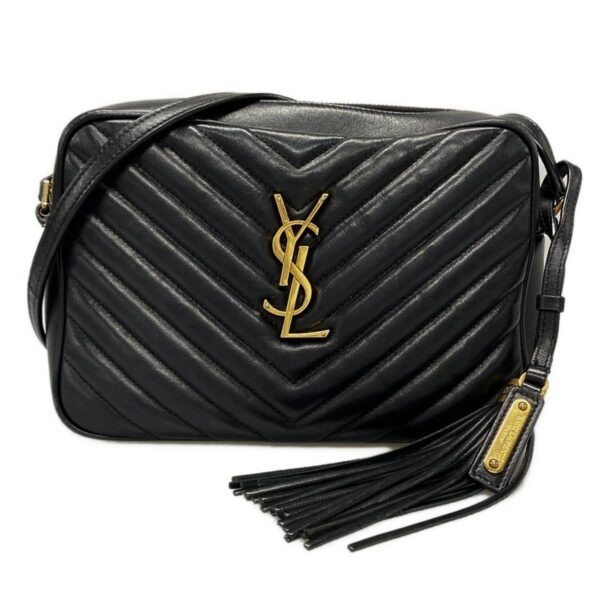 38071663 1 Saint Laurent Lou Camera Bag Shoulder Bag Leather Black