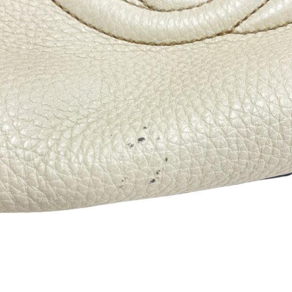 38072006 19 Gucci Soho Tote Bag Leather Ivory