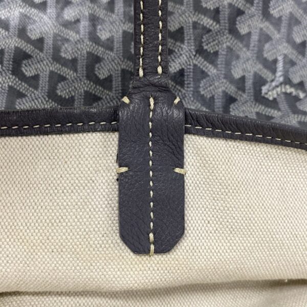 38072651 15 Goyard Saint Louis GM Tote Bag Gray White Gray Leather