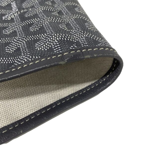 38072651 18 Goyard Saint Louis GM Tote Bag Dark Gray White Light Gray Leather