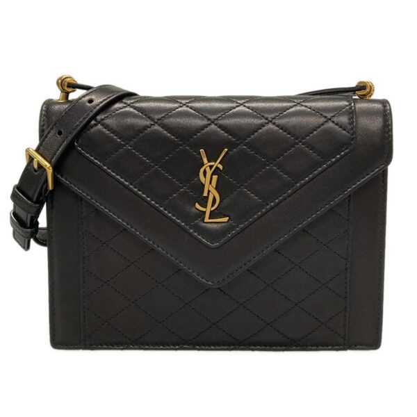 38073600 1 Saint Laurent Shoulder Bag Leather Black