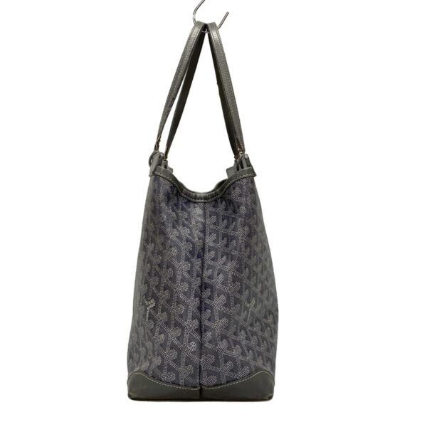 38097831 2 Goyard Belle Chasse PM Tote Bag Gray Leather